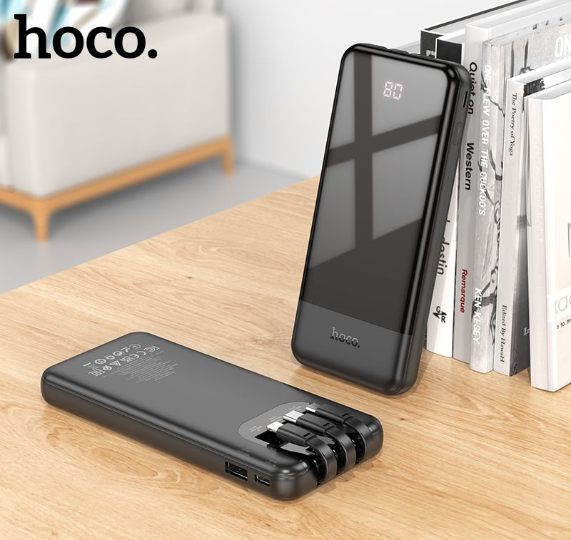 HOCO J114 10000mAh Power Bank with Cable