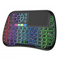 Porodo Universal Wireless Mini RGB Keyboard and Mouse