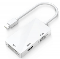 Mini DisplayPort to HDMI, VGA and DVI Adapter