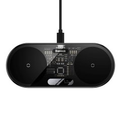 Baseus BS-W528 2-in-1 20W Digital Display Wireless Charger
