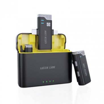 Green Lion 3 in 1 360° Microphone (USB-C , Lightning and AUX)