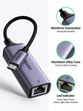 UGREEN USB-C Gigabit Ethernet Network Adapter