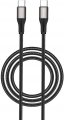 TELUX SYNCX Braided USB-C to USB-C 60W PD Fast Charging Cable (1.2 Meters) Black