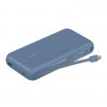 Belkin BoostCharge PowerBank 20K* with Integrated USB-C Cable (PD 30W 2x USB-C, 1x USB-A)
