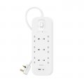 Belkin Connect 6 Outlets Surge Protector Fast Charging PD with 18W USB-C and USB-A Ports (2 Meters)