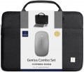 WIWU Genius Combo Set 14'' Laptop Bag with Wireless Mouse and Mouse Pad