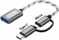 Go-Des GD-CT033 Type-C And Micro Adapter (18 Cm)