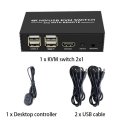 2 Port 4K HD USB KVM Switch