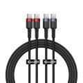 Baseus Cafule PD 100W USB-C to USB-C Cable (Pack of 2, 1 Meter)