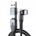 Statik Power Pivot Pro USB-C to USB-C + USB-A Adapter Charging Cable (2 Meters)