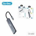 Go-Des GD-6833 7 in 1 USB C Hub Docking Station