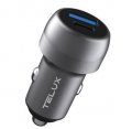 TELUX PowerGo PD48 2-Port USB-C and USB-A 30W Fast Car Charger (48W Total Output)