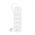 Belkin Connect 8 Outlets Surge Protector Fast Charging PD with 18W USB-C and USB-A Ports (2 Meters)