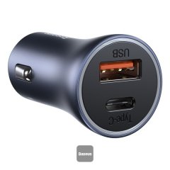 Baseus Golden Contractor Pro 40W Dual Port Quick Car Charger (USB-A/USB-C)