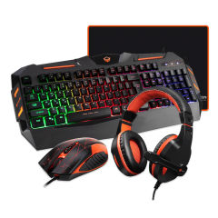 Meetion C505 Gaming Combo USB Keyboard, Mouse, Headphone and Mouse Pad