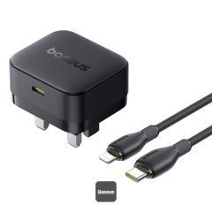 Baseus Palm 20W USB-C Fast Charging Power Adapter with USB-C to Lightning Cable (1 Meter)