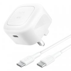 Belkin BoostCharge 45W Compact USB-C Wall Charger with USB-C Cable (1 Meter)