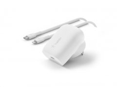 Belkin Boost Charge 30W Wall Charger with PPS+USB-C Cable with Lightning Connector