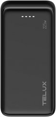 TELUX VOLTX 20 20W PD 20000mAh Massive Capacity PD Fast Charging Power Bank (2xUSB-C Ports, 2xUSB-A Port) TX.VOLTX.PBVX20.BK