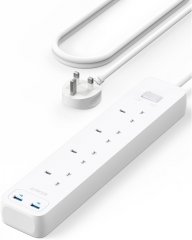 Anker 322 6 in 1 USB Power Strip (4 Strip + 2 USB)  (2 Meters)