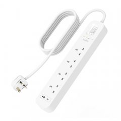 Belkin 4 Outlets Surge Protector Fast Charging PD with 18W USB-C and USB-A Ports (2 Meters)