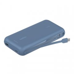 Belkin BoostCharge PowerBank 20K* with Integrated USB-C Cable (PD 30W 2x USB-C, 1x USB-A)