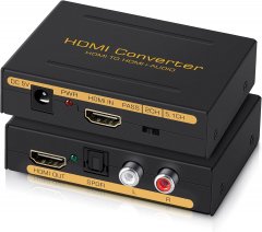 HDMI to HDMI with Audio-video Extractor Converter