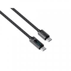 HAVIT CB6247 USB-C to USB-C 100W LED Digital Display Cable (2 Meters)