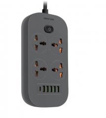 Green Lion 4 Socket, 5x USB-A and 1x Type-C Ports 2500W Power Socket (2 Meters)