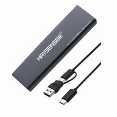 Haysenser HY-S690 USB 3.2 Gen2 M.2 NVME Enclosure (USB-A + Type C Connector)