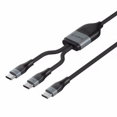 HAVIT CB6325 2 in 1 USB-C PD100W Multi Charging Cable (USB-C/USB-C) (1.2 Meters)