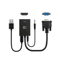 Heatz ZT21 VGA to HDMI Adapter with Audio