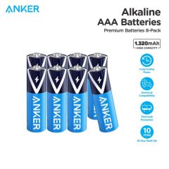 ANKER AAA  Alkaline Batteries (Pack of 8)