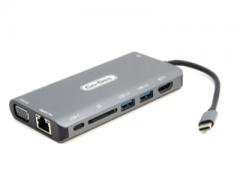 Go-Des GD-8792 9 IN 1 USB C Hub Docking Station
