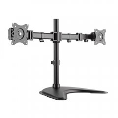 SkillTech SH070 T024 Dual-Monitor Steel Articulating Monitor Mount