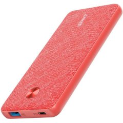 Anker Power Core III Sense 10K Power Bank - Red Fabric