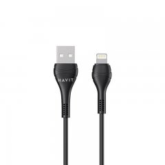HAVIT CB6160 USB-A to Lightning PVC Striped Cable (1 Meter)