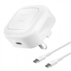 Belkin BoostCharge 20W Compact USB-C Wall Charger with USB-C to USB-C Cable (1 Meter)