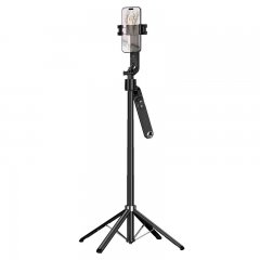 HOCO K32 360° Auto Face Tracking Tripod with Detachable BT V5.2 Remote (Maximum 1.81 Meters)
