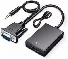 VGA to HDMI Adapter with Audio Output