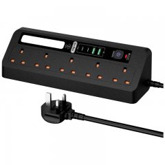 Go-Des GD-B926 3250W Multi-Port Power Socket with Touch LED Lamp