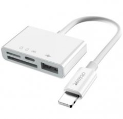Yesido GS12 Lightning OTG Multiport Adapter (Micro SD Card, Lightning Port, TF Card, USB)