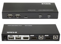 D-Link 2-Port KVM Switch with HDMI and USB Ports (DKVM-210H)