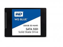 Western Digital Blue 3D NAND 500GB PC SSD - SATA III 6 Gb/s 2.5"/7mm Solid State Drive - WDS500G2B0A