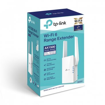 TP-Link RE505X AX1500 Dual Band W-iFi 6 Range Extender