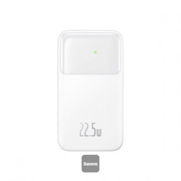 Baseus Comet Series Dual Cable (USB-C and Lightning) 20000mAh 22.5W with Digital Display Power Bank