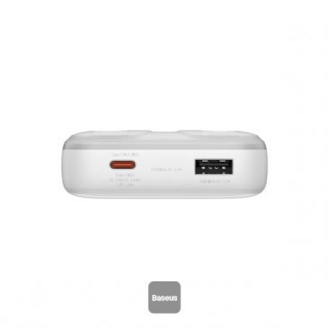 Baseus Comet Series Dual Cable (USB-C and Lightning) 20000mAh 22.5W with Digital Display Power Bank