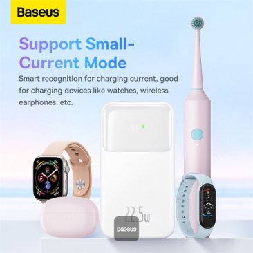 Baseus Comet Series Dual Cable (USB-C and Lightning) 20000mAh 22.5W with Digital Display Power Bank