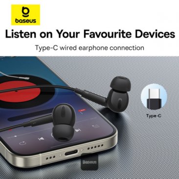 Baseus Encok CZ18 USB-C Wired Earphones