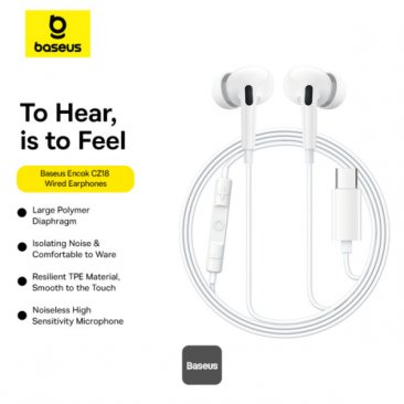 Baseus Encok CZ18 USB-C Wired Earphones
